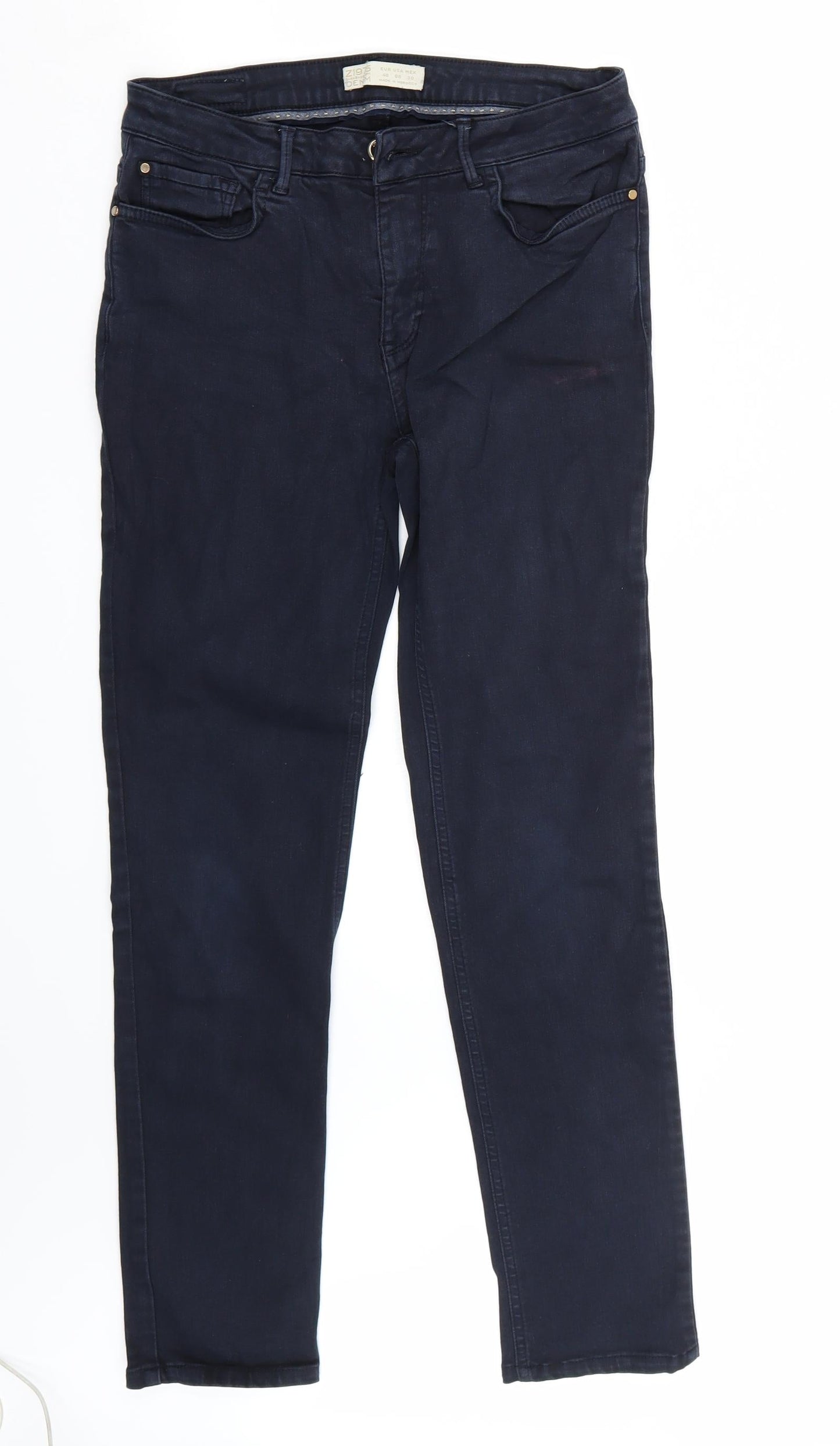1975 Womens Blue   Straight Jeans Size 10 L28 in