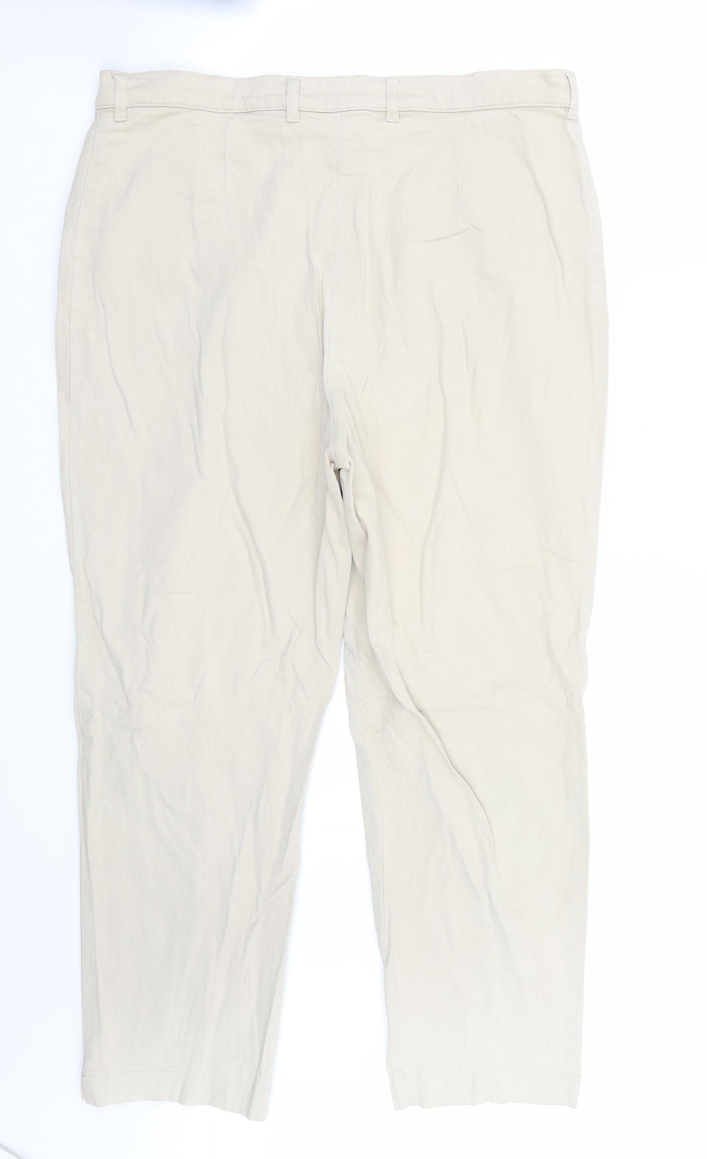 Canada Womens Beige   Trousers  Size 34 L27 in