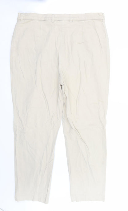 Canada Womens Beige   Trousers  Size 34 L27 in