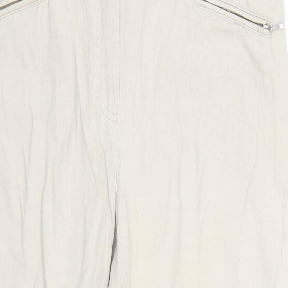 Canada Womens Beige   Trousers  Size 34 L27 in