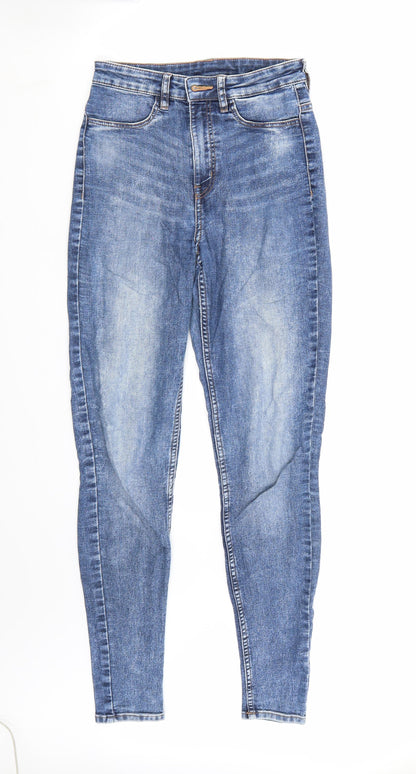 Womens UK Size  Preworn Regular Fit Skinny Blue Jeans