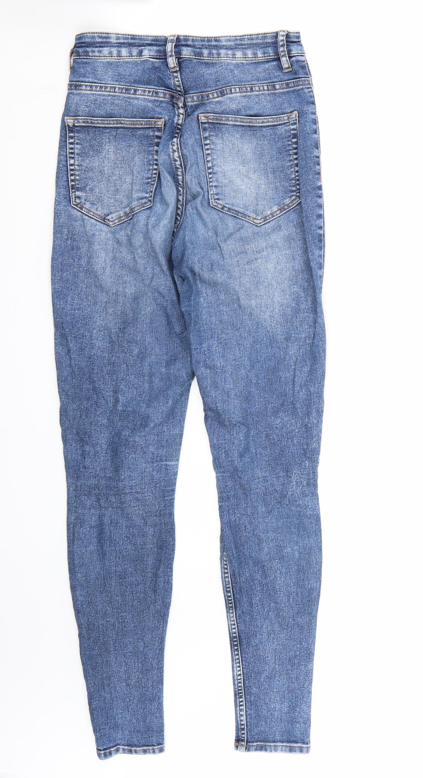 Womens UK Size  Preworn Regular Fit Skinny Blue Jeans