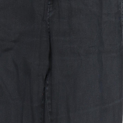 Qs Womens Black   Straight Jeans Size 42 L32 in
