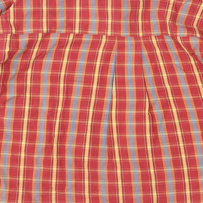 Matarello Boys Red Check  Basic Button-Up Size 5 Years