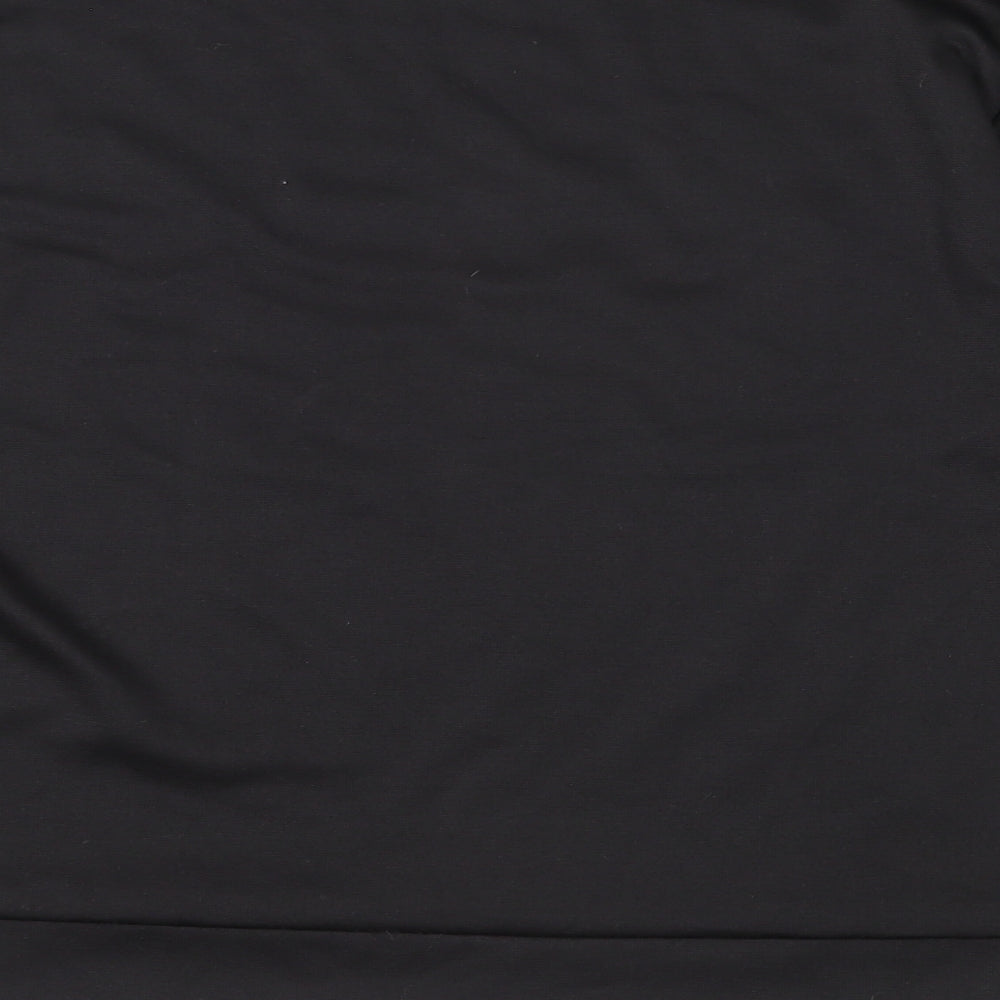 Womens Black   Pullover Sweatshirt Size M
