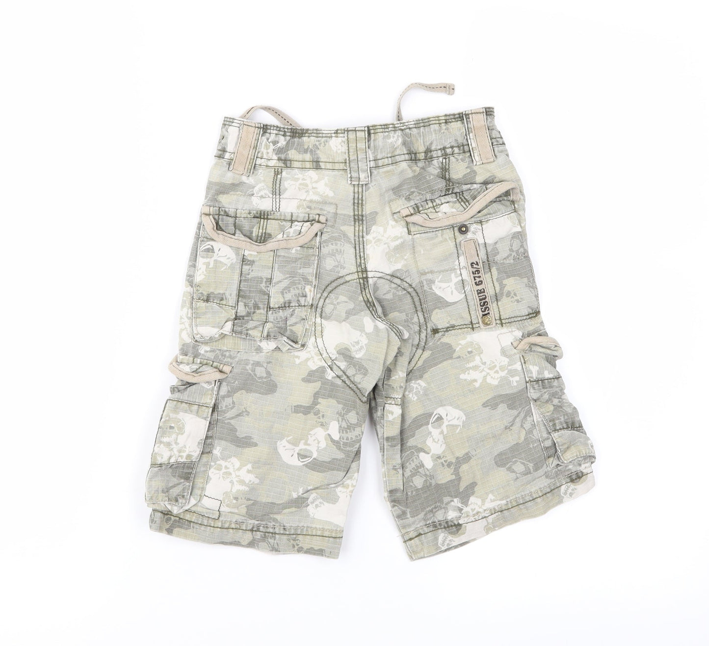 NEXT Boys Green Camouflage  Cargo Shorts Size 4 Years