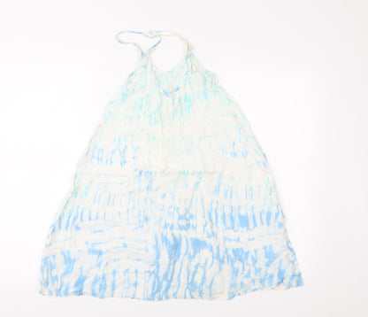 Papaya Womens White Geometric  Camisole Blouse Size S