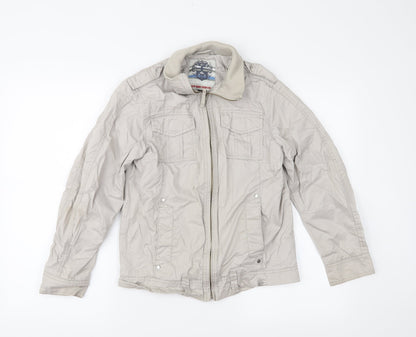 Next Boys Beige   Military Jacket Jacket Size 10 Years