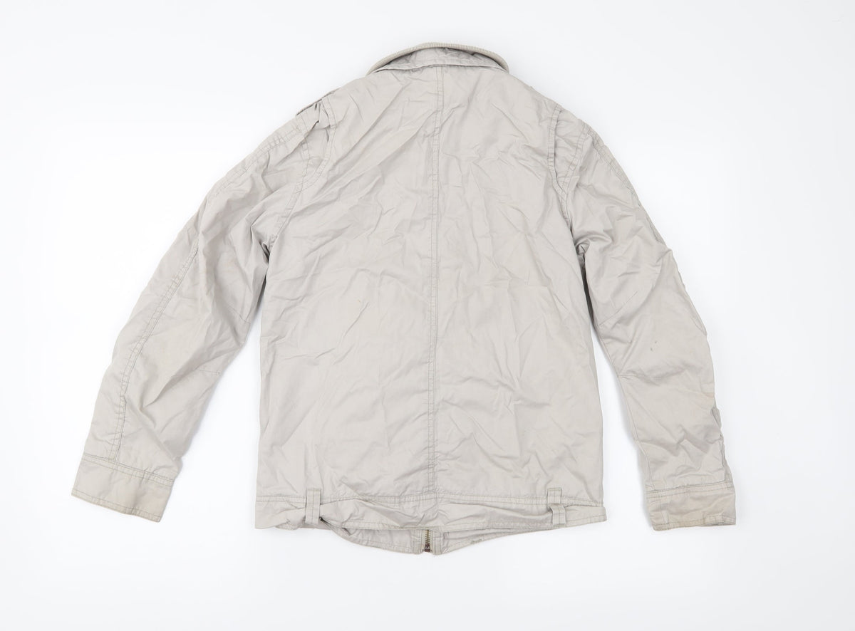 Next Boys Beige   Military Jacket Jacket Size 10 Years