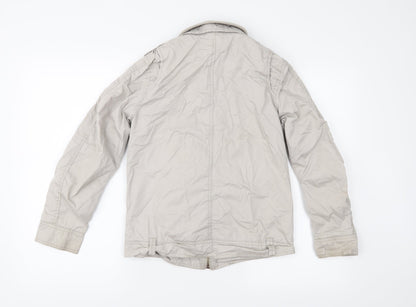 Next Boys Beige   Military Jacket Jacket Size 10 Years