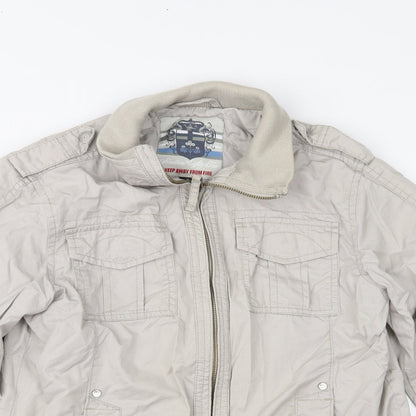 Next Boys Beige   Military Jacket Jacket Size 10 Years