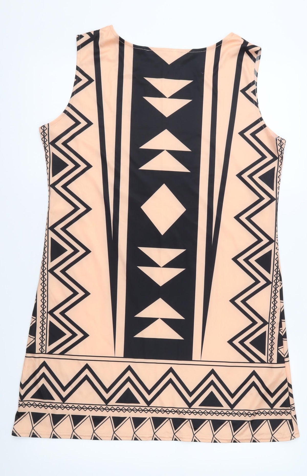 Yoins Womens Pink Geometric  Shift  Size XL
