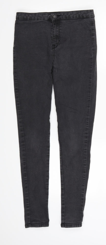 F&F Womens Grey  Denim Skinny Jeans Size 28 in L26.5 in