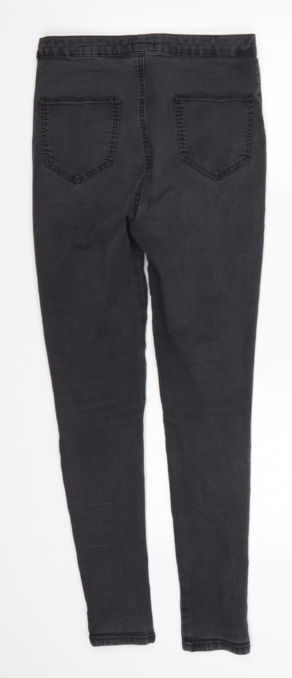 F&F Womens Grey  Denim Skinny Jeans Size 28 in L26.5 in