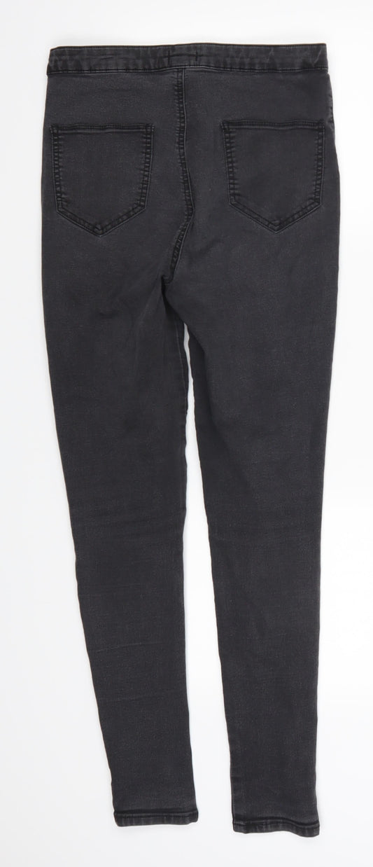 F&F Womens Grey  Denim Skinny Jeans Size 28 in L26.5 in