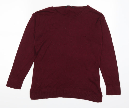 Stradivarius Womens Red   Pullover Jumper Size S  - Burgundy