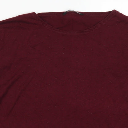 Stradivarius Womens Red   Pullover Jumper Size S  - Burgundy