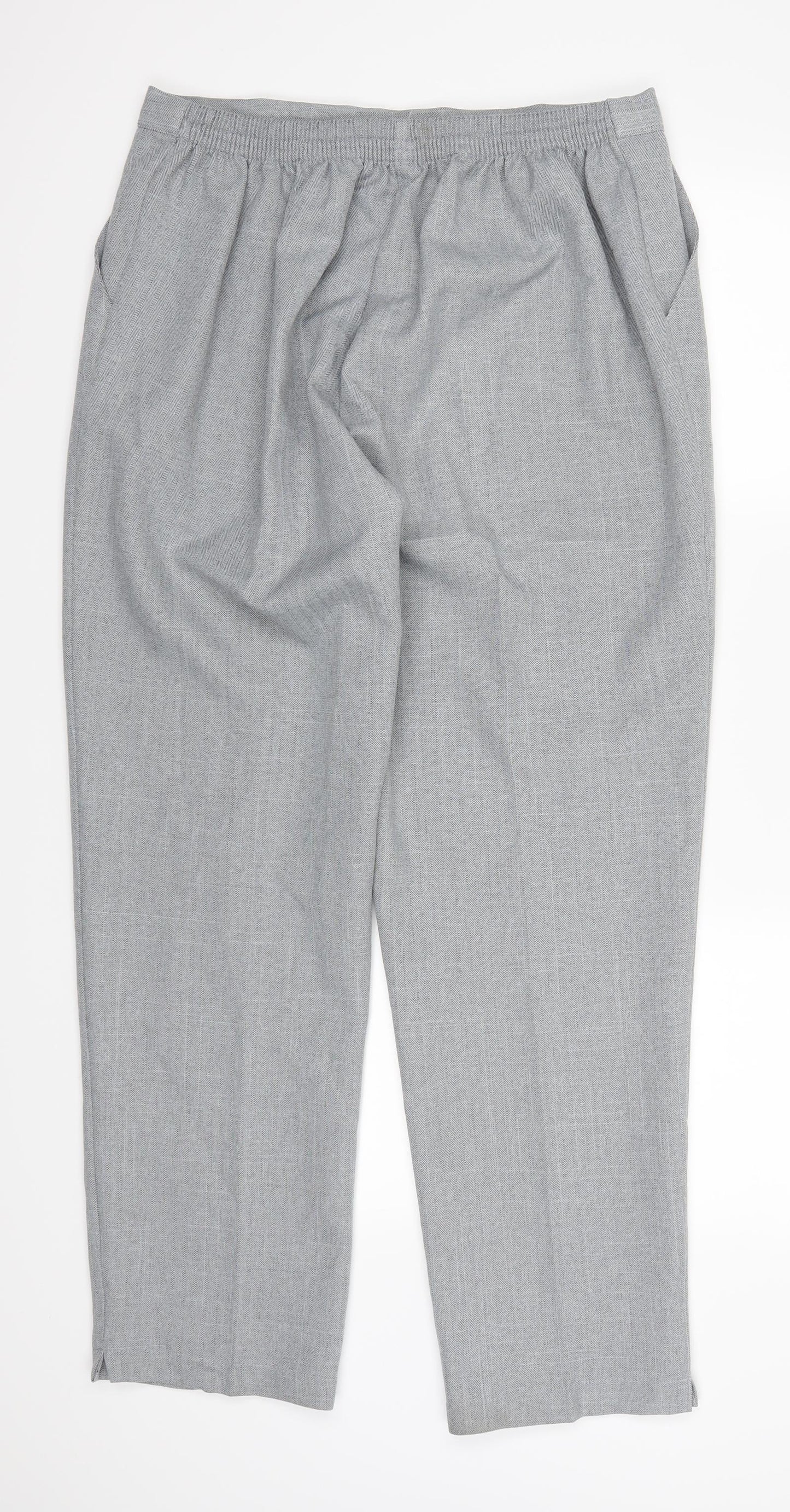 Womens UK Size 34 in Emma Regular Fit  Grey Trousers