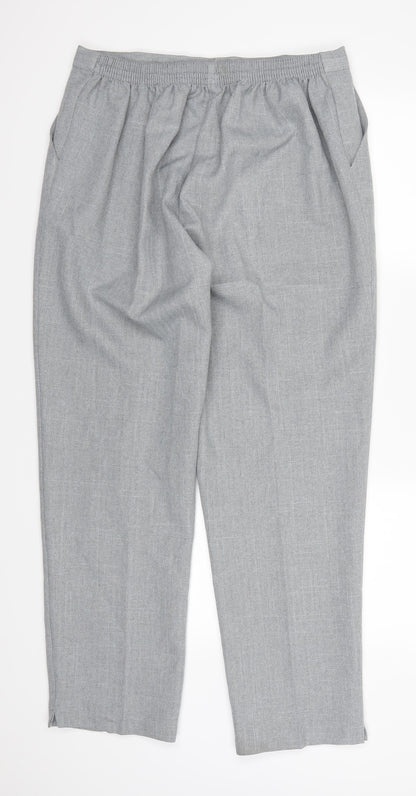 Womens UK Size 34 in Emma Regular Fit  Grey Trousers