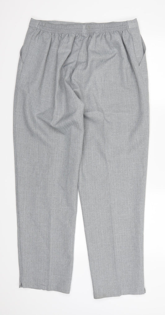 Womens UK Size 34 in Emma Regular Fit  Grey Trousers