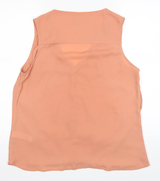 Womens UK Size 16 New Look Orange Basic Tank