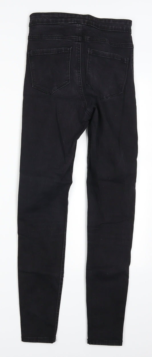 Denim Co Womens Black  Denim Skinny Jeans Size 8 L29 in