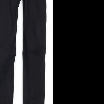 Denim Co Womens Black  Denim Skinny Jeans Size 8 L29 in