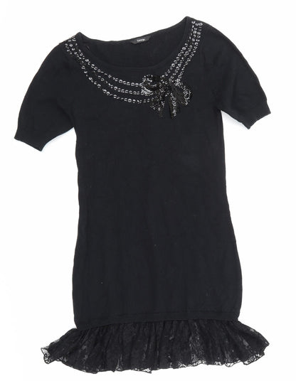 George  Womens Black   Skater Dress  Size 8