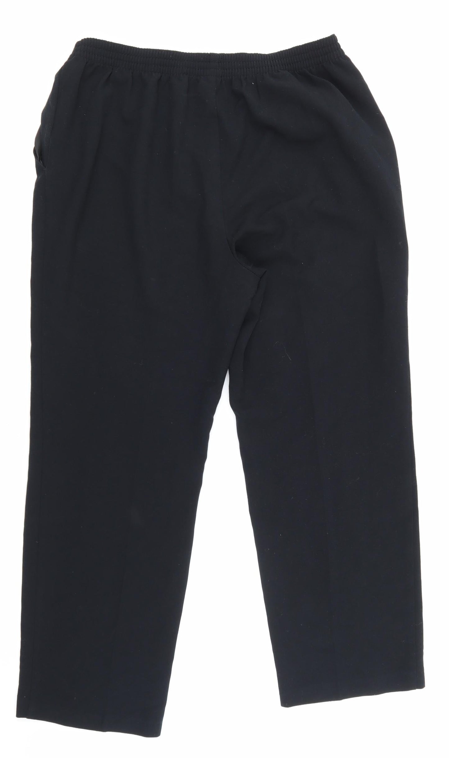 Womens UK Size 14 Marks and Spencer Regular Fit  Black Trousers
