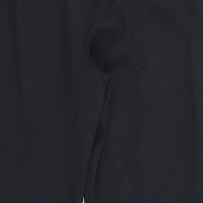 Womens UK Size 14 Marks and Spencer Regular Fit  Black Trousers