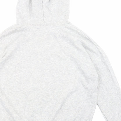 Papaya Womens Grey   Pullover Hoodie Size M