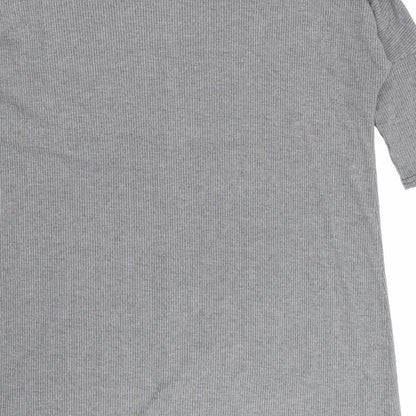 Womens UK Size 12 ASOS Grey Basic T-Shirt