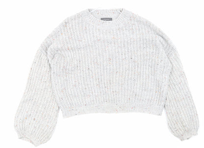 Primark Womens Grey   Pullover Jumper Size S