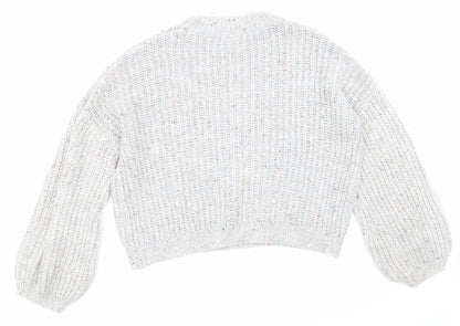 Primark Womens Grey   Pullover Jumper Size S