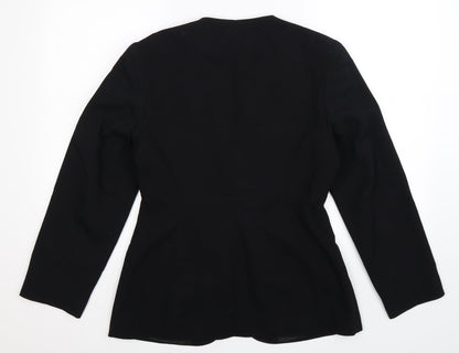 BHS Womens Black   Jacket Blazer Size 10