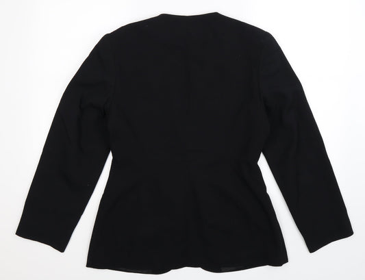 BHS Womens Black   Jacket Blazer Size 10