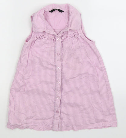 George Girls Pink   Shirt Dress  Size 2-3 Years