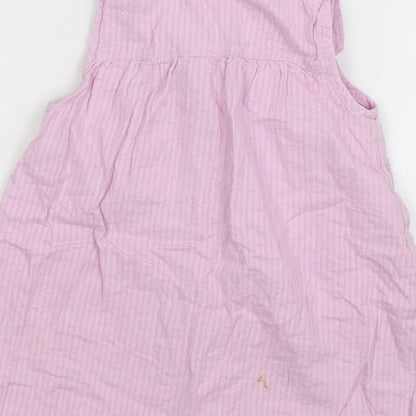 George Girls Pink   Shirt Dress  Size 2-3 Years