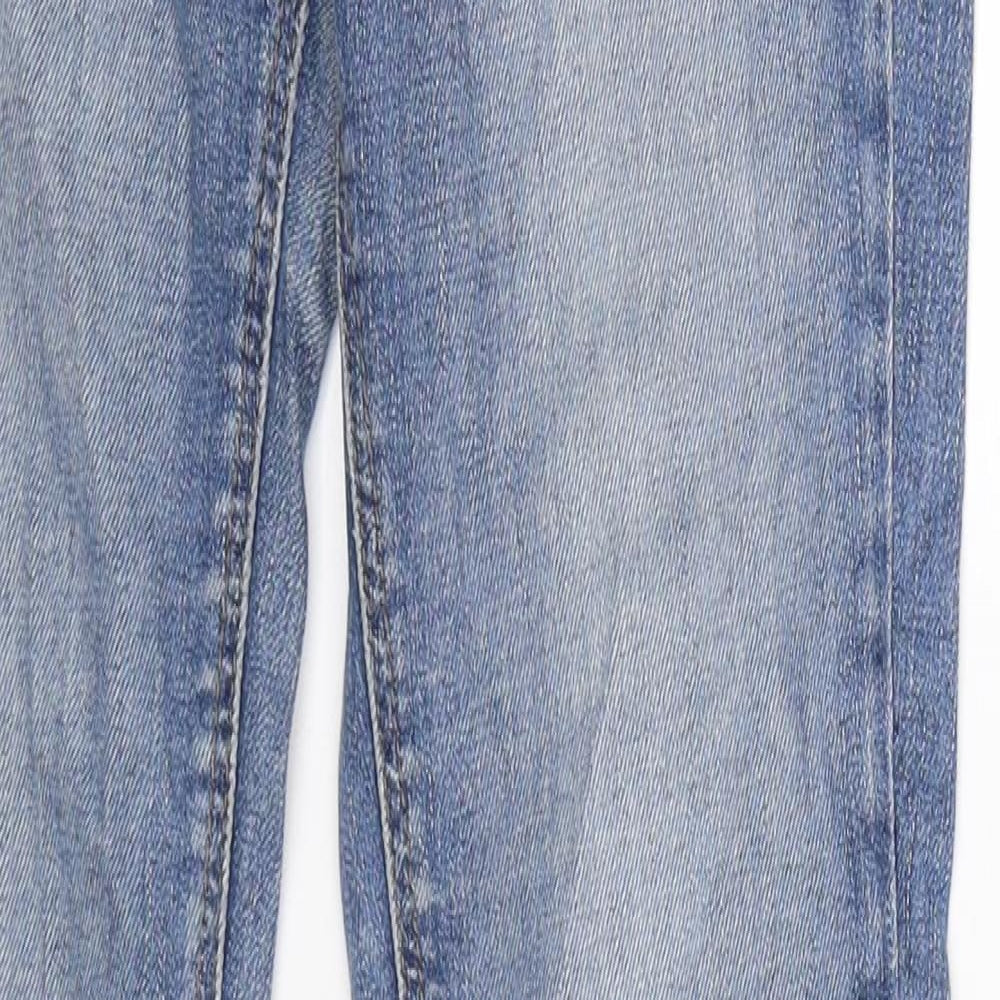 Womens UK Size 28 in Preworn Extra-Slim Fit Skinny Blue Jeans