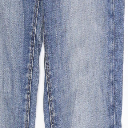 Womens UK Size 28 in Preworn Extra-Slim Fit Skinny Blue Jeans