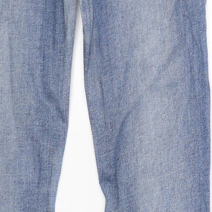 Womens UK Size 28 in Preworn Extra-Slim Fit Skinny Blue Jeans