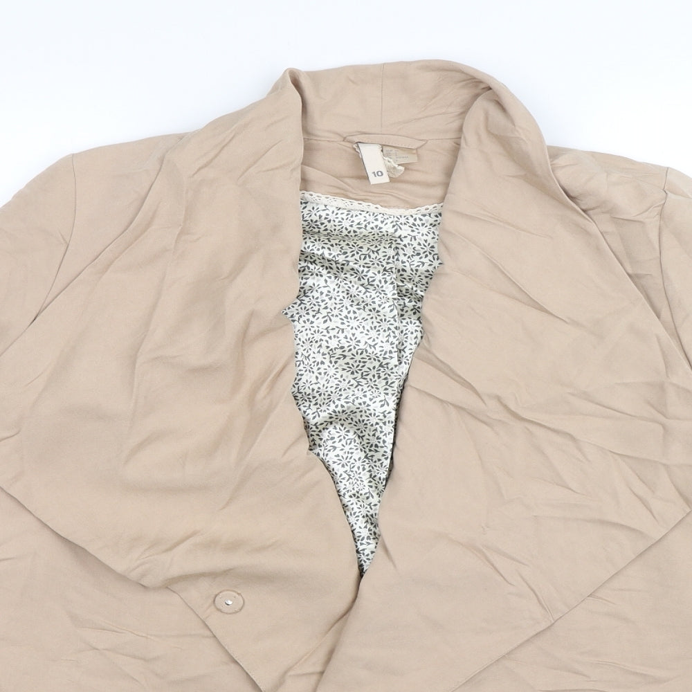 Womens UK Size 10 Divided Beige Jacket
