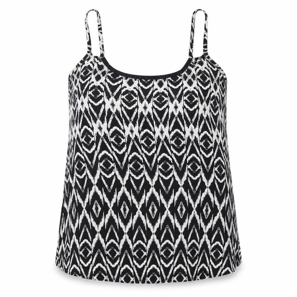 Womens UK Size 10 QED London Black Basic Tank