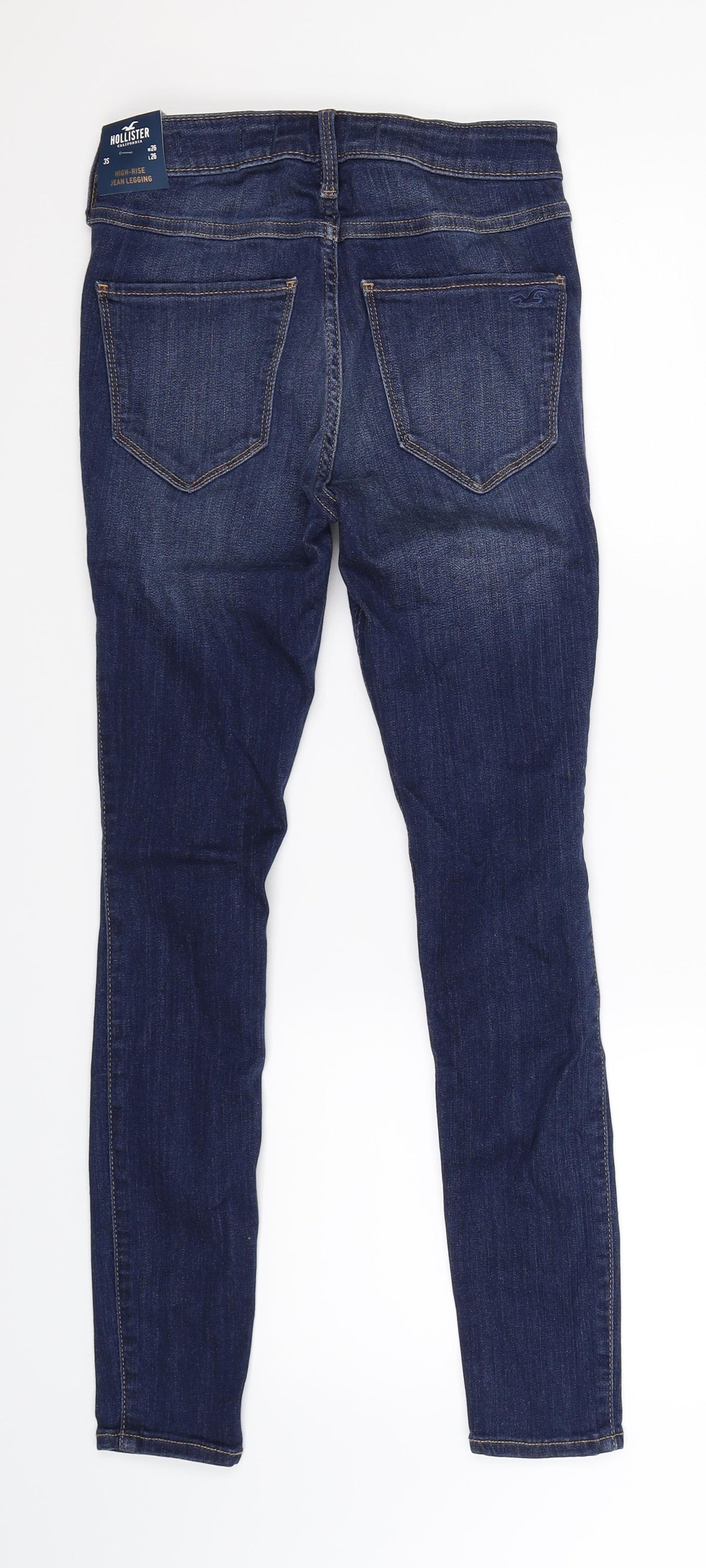 Hollister Womens Blue  Denim Jegging Jeans Size 26 in L26 in
