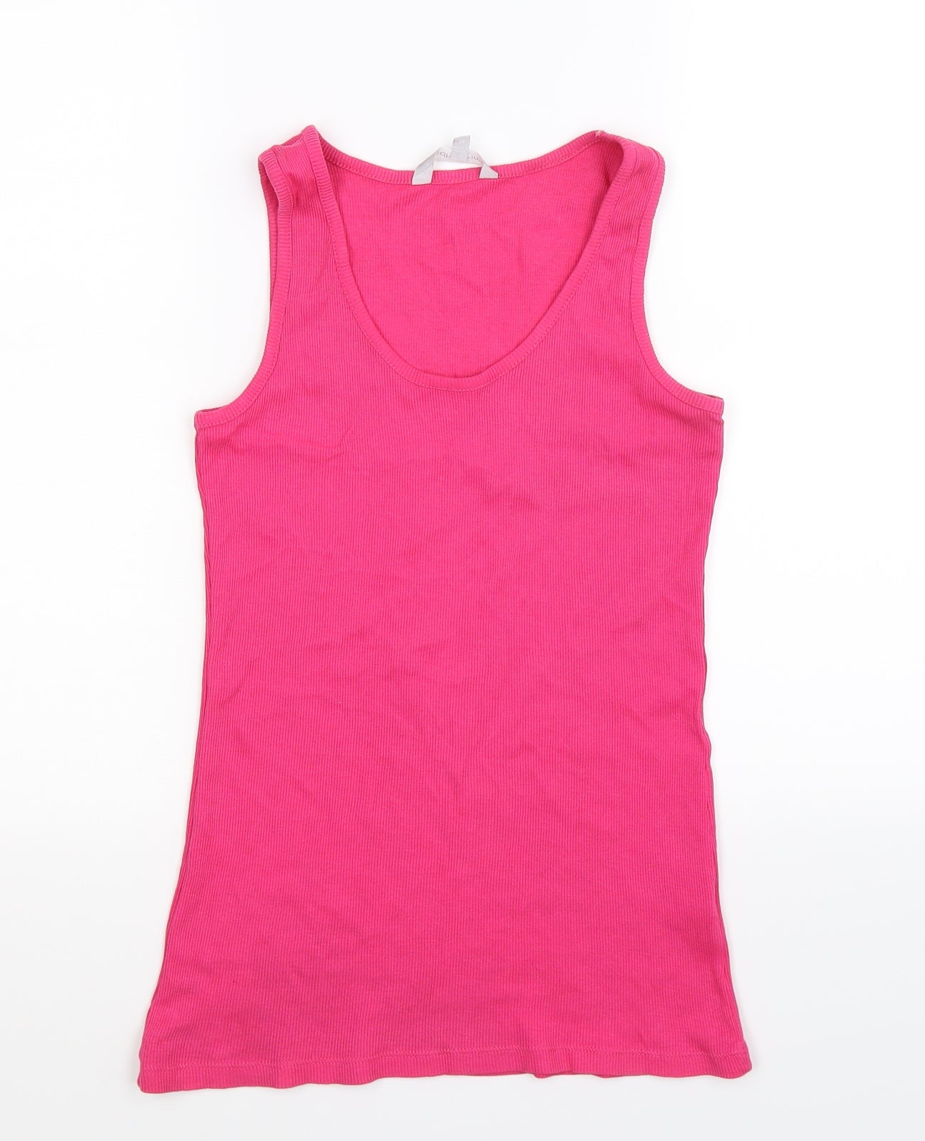 Womens UK Size 12 Red Herring Pink Basic Tank