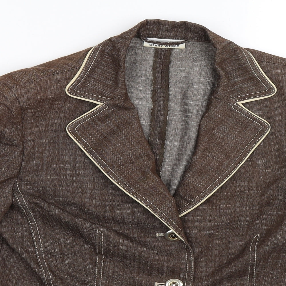 Gerry Weber Womens Grey   Jacket Blazer Size 12