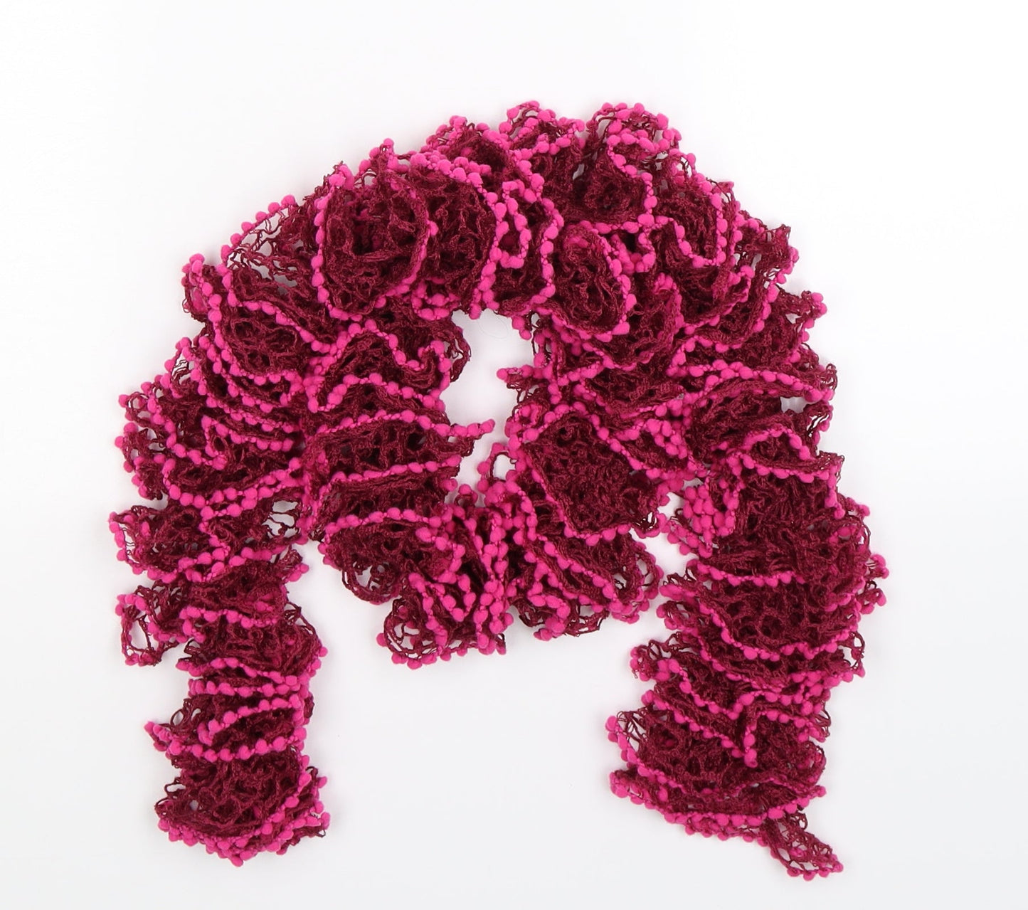 Preworn Girls Pink  Knit Scarf Scarves & Wraps One Size