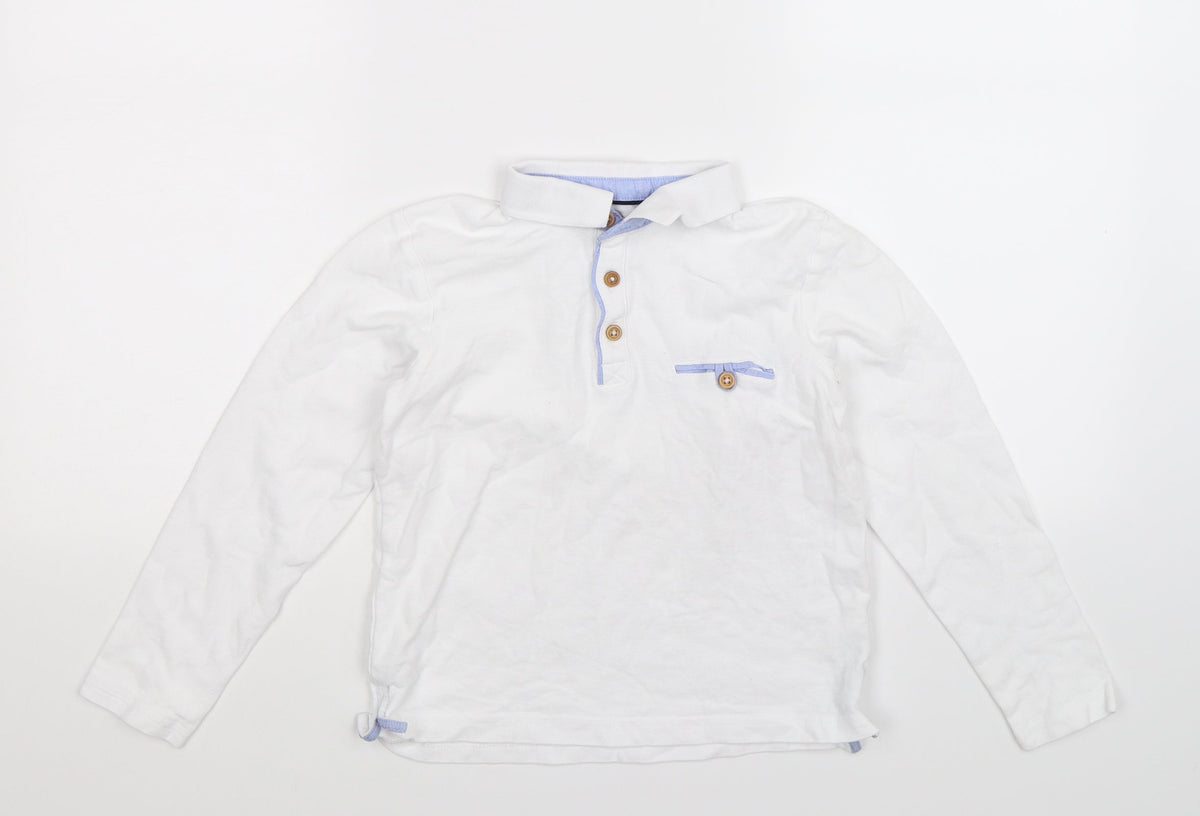 Lincoln Boys White   Basic Polo Size 9 Years