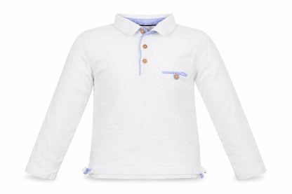 Lincoln Boys White   Basic Polo Size 9 Years