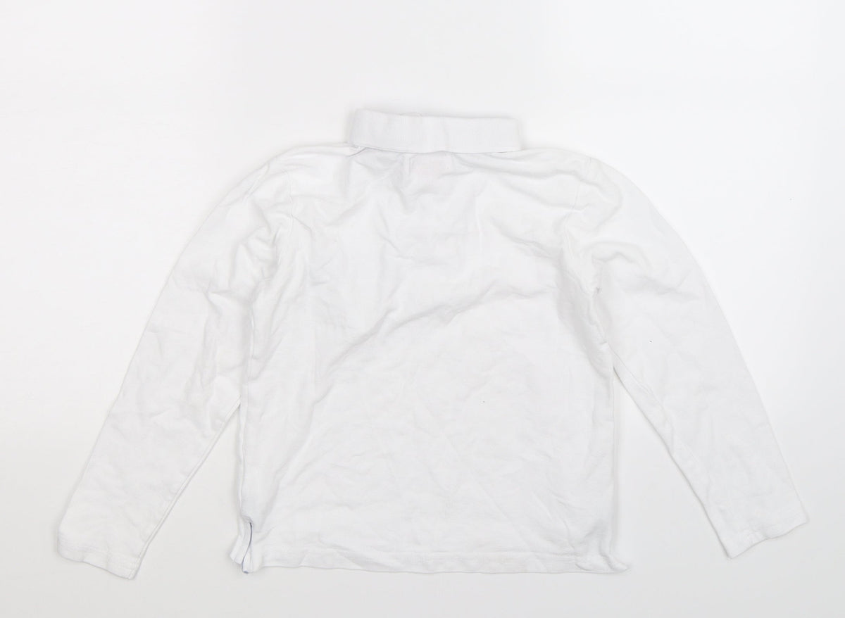 Lincoln Boys White   Basic Polo Size 9 Years